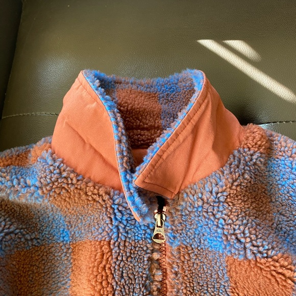 Men’s jacket quicksilver Deck Plaid Fleece Zip J - Picture 6 of 10